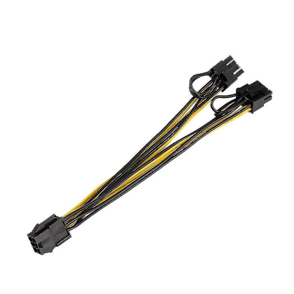 PCIe 6-nastainen 2x 8-nastaiseen liitäntäjohdon jatkojohto