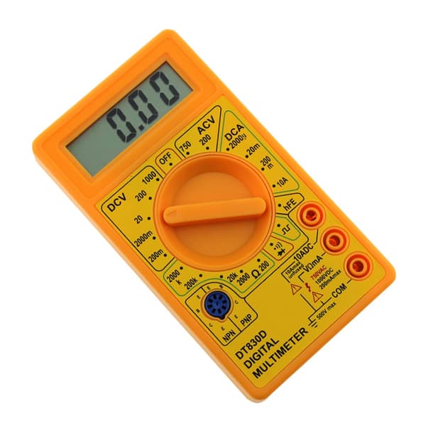 3 st digital multimeter testare summer utgångsspänning ampere ohm testprob