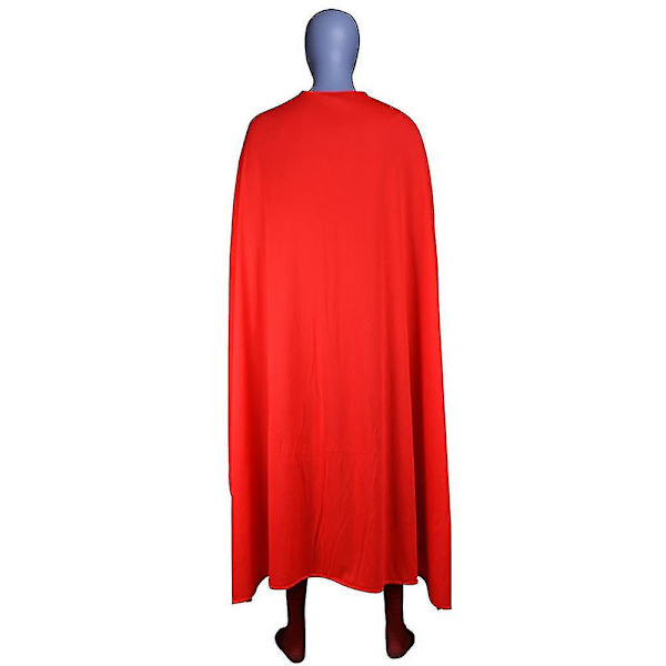 Mænd Superhelt Kostume Med Bodysuit Jumpsuit Outfits Sæt L