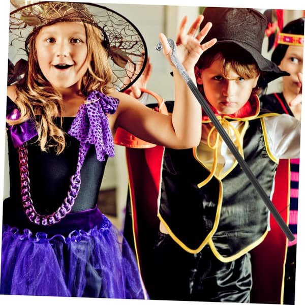 Slangehode stokk rekvisitt solid klesplagg tilbehør Halloween plast spaserstokk