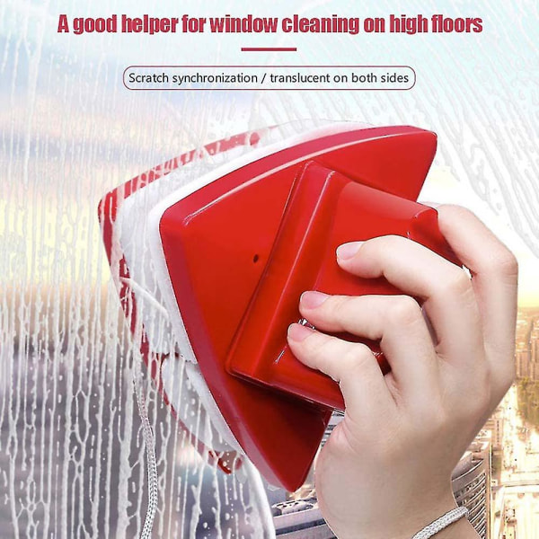Dobbeltsidet vinduespudser Glasvisker magnetisk rengøringsværktøj