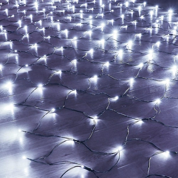 2x3m Solar Mesh Net Fairy String Light 8 Modes Udendørs