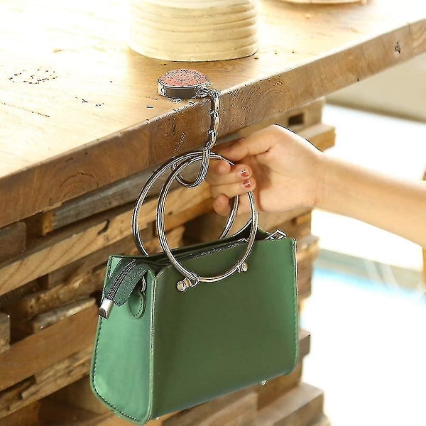 3 stk Pungkrog Foldbar - Sammenfoldelig Håndtaske Bord Bøjle-taske Bøjle  Opsamling-skrivebordskroge til pung 7bca | Fyndiq