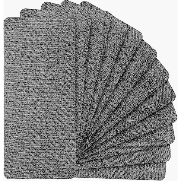 12 Styck Broderade Tyglappar för Strykning 4.92x11 tum
