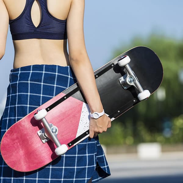 2st Skateboard Kollisionslist Robust Longboard Rail Professionell Ribbensskena Slitstark