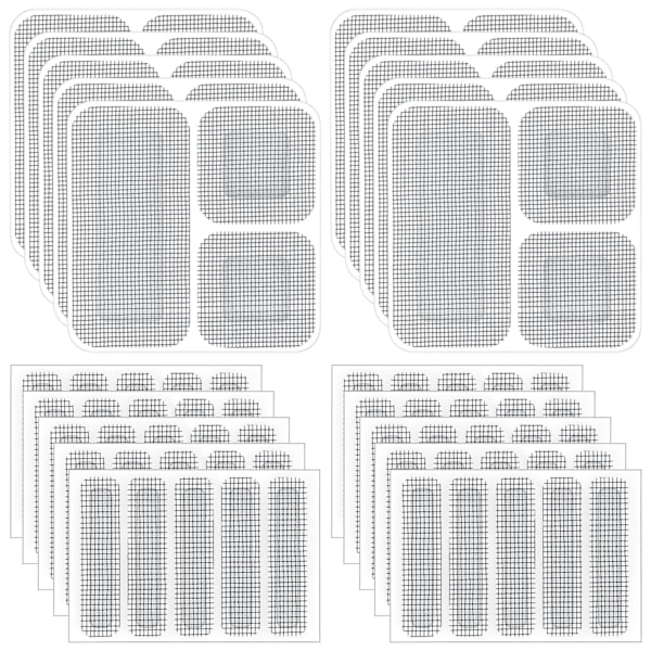 Kärpäsverkkojen korjaussarja, hyttysverkko, hyönteisverkon korjaussarja, itseliimautuva hyönteissuoja -GSLA 80pcs