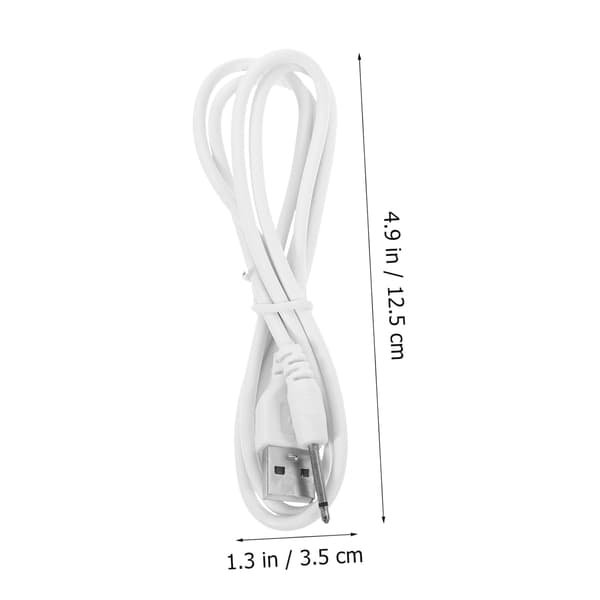 8 stk USB DC ladekabel USB til DC laderkabel for elektronikk kabelerstatning ladekabel