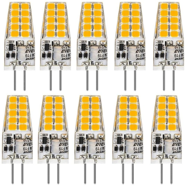 10 stk G4 LED Pære 3W Kan Erstatte Jc Halogen 30W Pære Dæmpbar AC