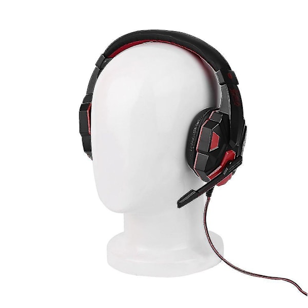 3.5mm Surround Stereo Gaming Headset Hodebånds-Mikrofon PC