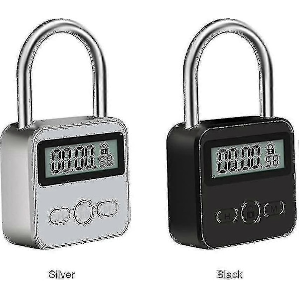 Smart Tidsspandlås, 99 Timer Max Timing Lås Med LCD Display Multifunktionel Rejse Elektronisk Timer A Y -t