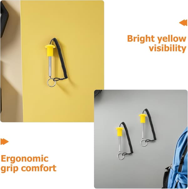 2-pack kraftiga magnetiska viktstapelstift med snabbkoppling ergonomiskt greppmaskinstift