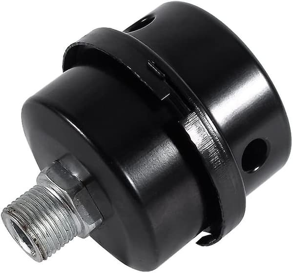 Luftkompressor ljuddämpare filter, metall luftkompressor inloppsfilter ljuddämpare (3/8\" Pt 16mm)