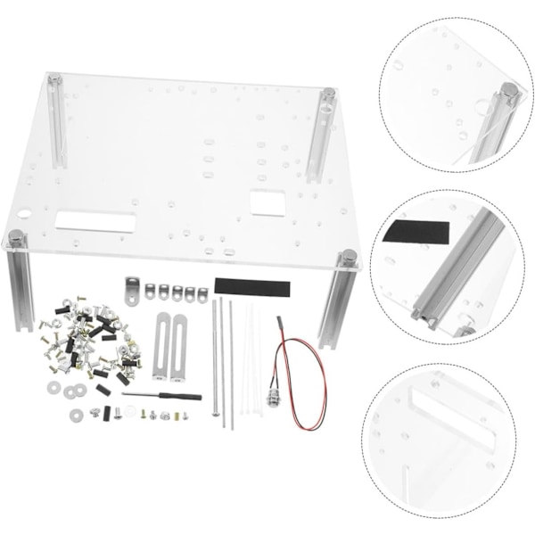 Computertilbehør Åben Ramme Kabinet Beslag Pc Chassis Stand Åben Luft Computer Ramme Matx Pc Kabinet DIY Beslag