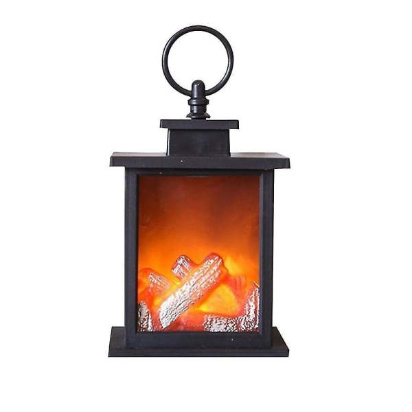 LED Flamme Lantern Lamper Peis Effekt Lys Dekor