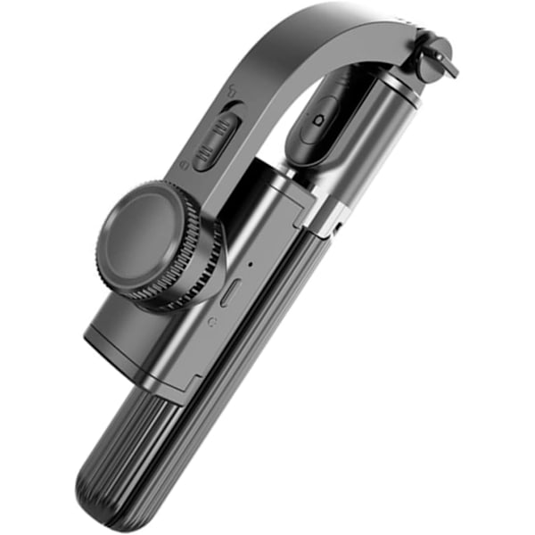 Telefonholder Rystesikker Selfie Stick 450mah Batteri Universal Justering Sort Gimbal Tripod