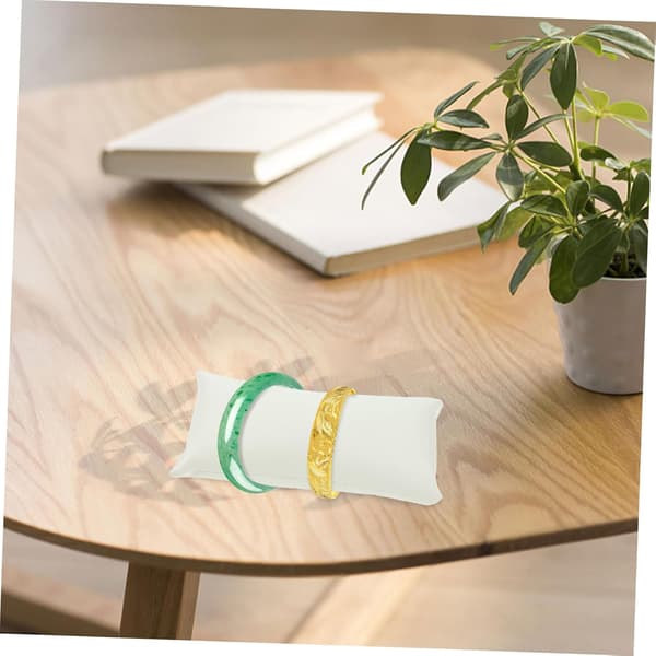 Klockkudde och Armbandskudde Display, Smyckeshållare i PU-läder