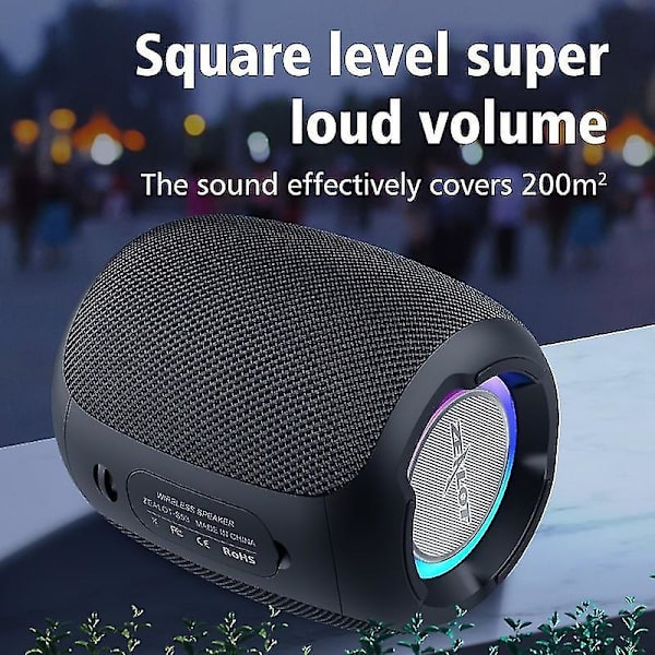 Zealot S53 Kannettava Langaton Kaiutin Bluetooth Vedenkestävä