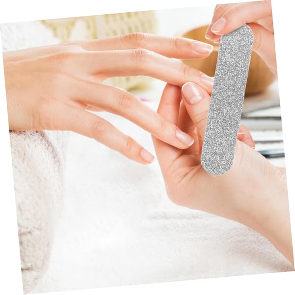 10 sæt Manicure Kit Negleplejeværktøjssæt Fingernegle Tånegle Formningsfile Buffer til Hjemmerejser