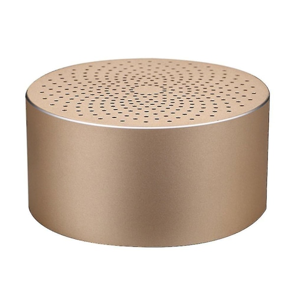 Ulkoilma Subwoofer Mini Kannettava Kaiutin FM-radio Musiikkikaiutin Mini Bluetooth Langaton Kaiutin Gold