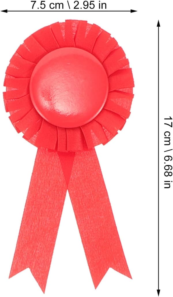 4 stk. DIY tomme brocher, prisbadgeemner til brugerdefinerede badges, nål til håndværksprojekt
