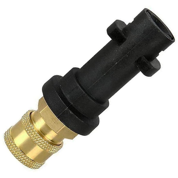Adapter för högtryckstvättpistol med snabbkoppling för kvinnlig (1 stycke, svart)