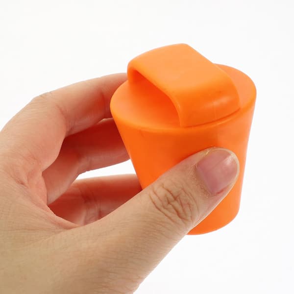 10 stk. orange TPE kajakdrænpropper til 1,25\"–1,75\" marine drænhuller