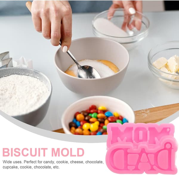 4 stk silikon sjokoladeform kakeform mamma silikonform flerbruksbaking