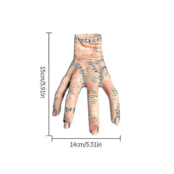 Onsdagens Sak Handstaty Creepy Avskuren Hand Realistiska Händer Rekvisita
