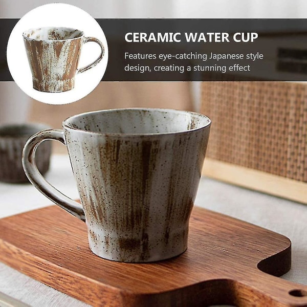 Japansk Retro Håndlaget Melkekopp Keramisk Vannkopp Kaffekopp Kanne