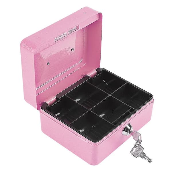 Pengar Kassa Mynt Kassalåda Förvaring Rosa