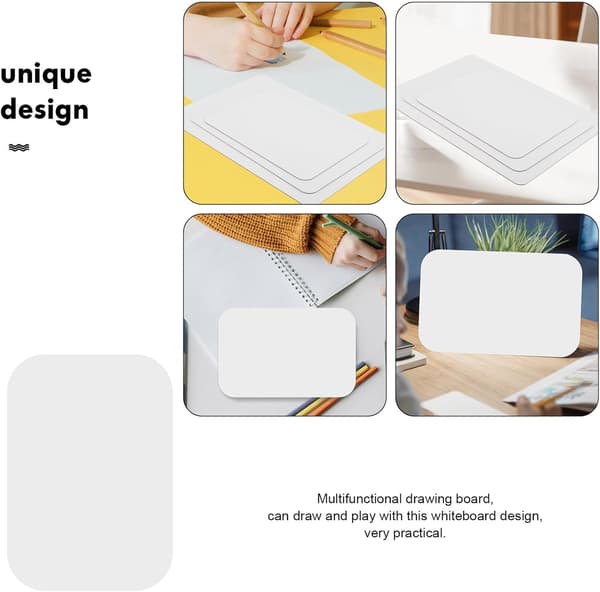 3 stk. dobbeltsidige små tavler A5 A4 B5 Whiteboards