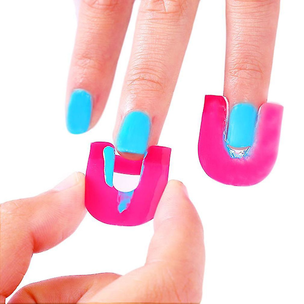 26 st Manikyr Nagelsmyckes Skyddande Polish Formar Lack