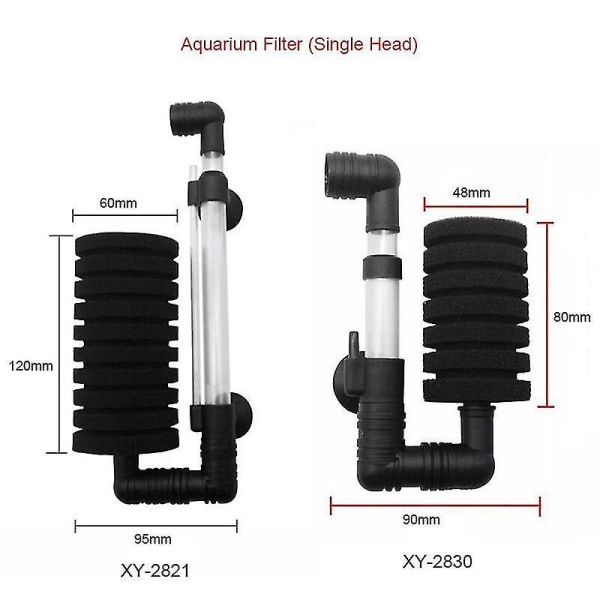 Akvariumfilter Luftpumpe Skimmer Biokjemisk Svampfilter