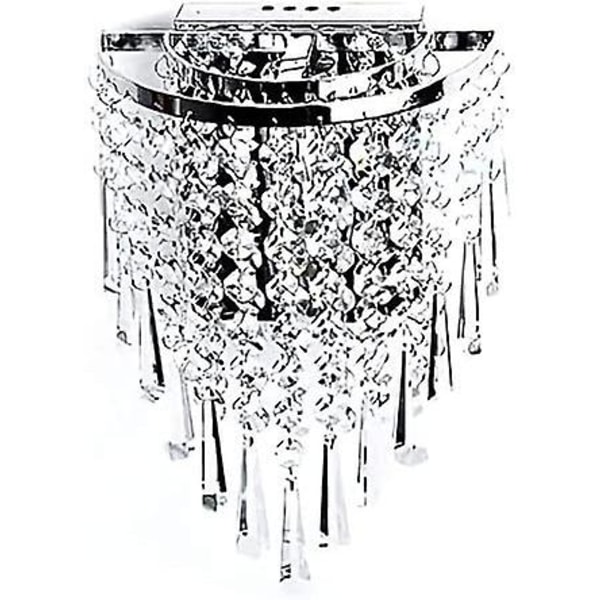 Moderne Krystall Vegglampe Krom Sconce Vegglampe For Stue Bad Hjem Innendørs Belysning Deco