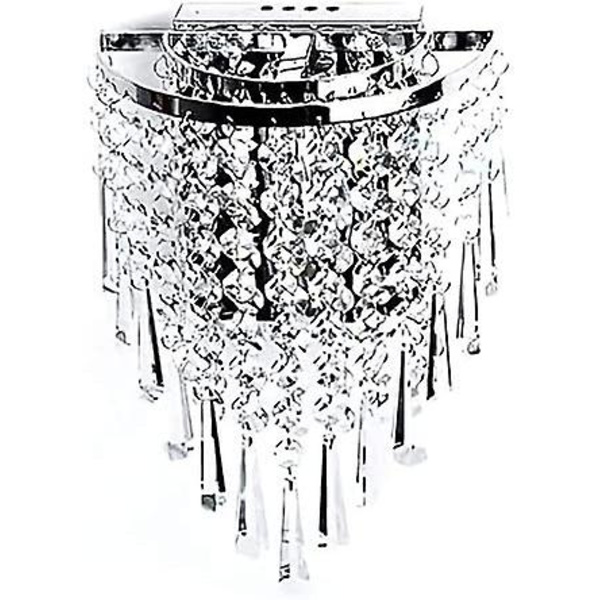 Moderne Krystallvegglampe Krom Vegglampe For Stue Bad Hjem Innendørs Belysning Deko