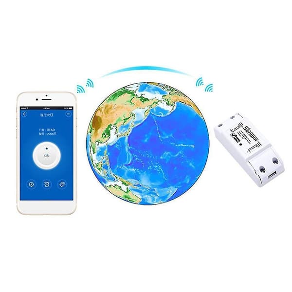 Sonoff Wifi Trådlös Smart Switch Modul Abs Skaluttag
