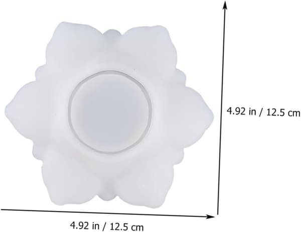 DIY Blomst Oppbevaringsboks Silikonform for Harpiksstøping Håndlaget Krystall Epoxyform