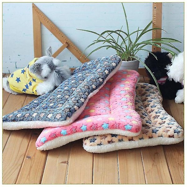 Katte- og Hundekurv i Blødt Fleece, Tyk og Varmt Plys