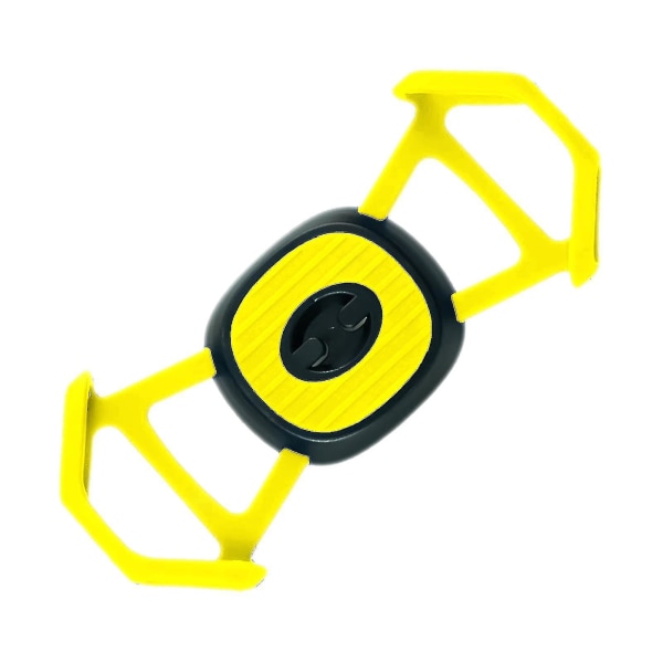 Cykeltelefonhållare Spänne stadigt vikbart levande färg okrossbart Motorcykeltelefonfäste för utomhusbruk Yellow