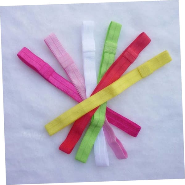 20 st elastiska pannband för barn och bebisar, 1,5 cm stretchiga hårband