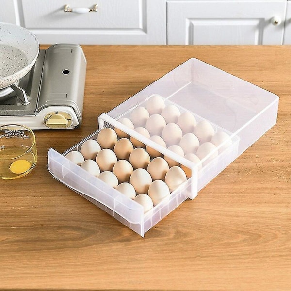 Kotitalouksien munasäilytyslaatikon laatikko Jääkaappi Muovi