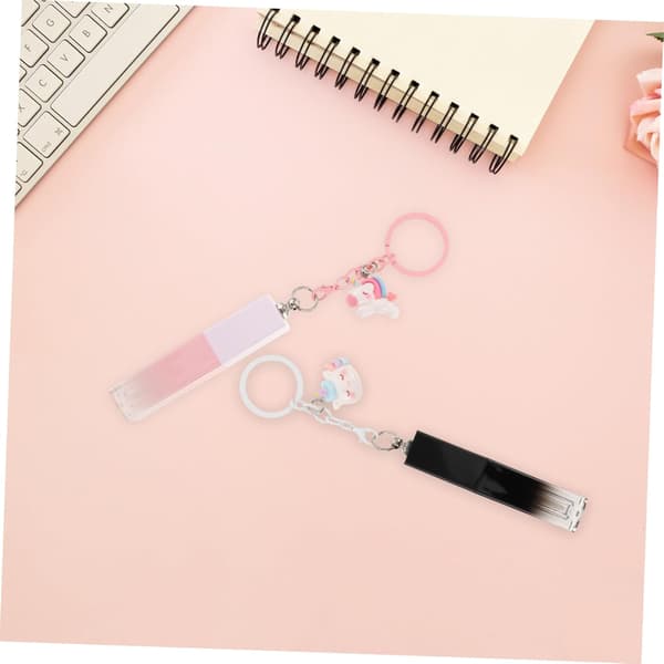 4 stk 3 ml påfyllbare lipgloss-tuber og tomme leppestiftbeholdere