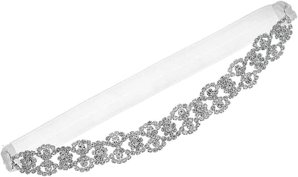 Hul Rhinestone Brudestrømpebånd Elastiske Benbånd Brudekjole Tilbehør til Kvinder