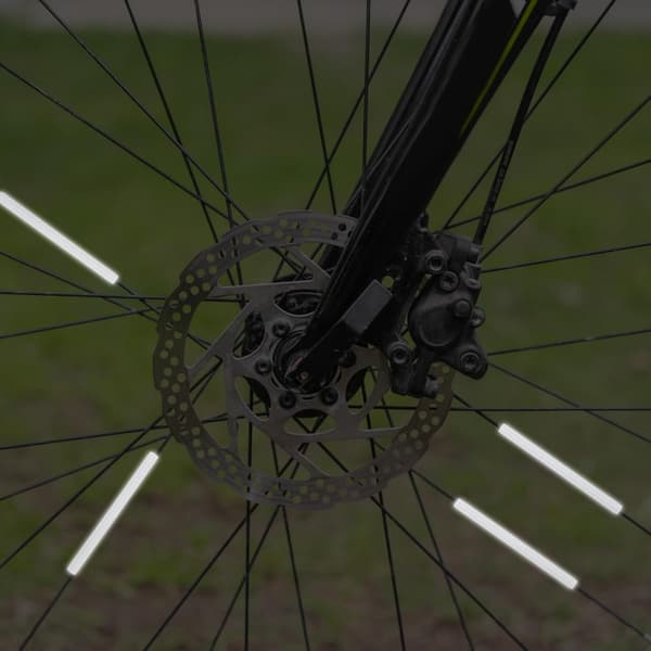 72 st reflekterande fälgskydd för cykelvarning dekoration hög synlighet skydd