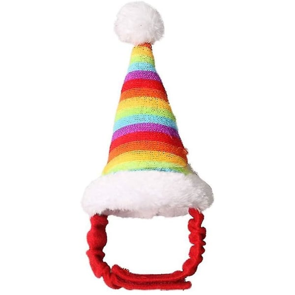 Small Pets Mini Hat Rainbow Animal Birthday Costume Accessory