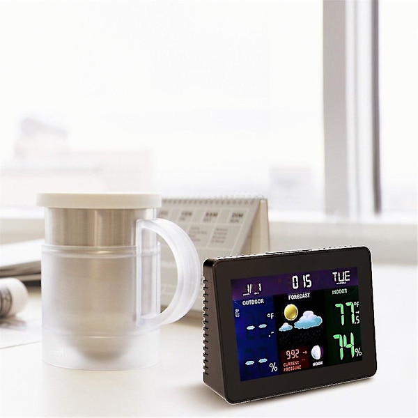 Ts-70 Digital LCD-skärm Trådlös Inomhus/Utomhus Väderstation