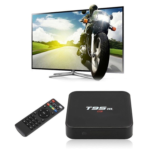 T95m Quad Core Smart Media Player Iptv Hdmi 2.0 Dlna TV-boks