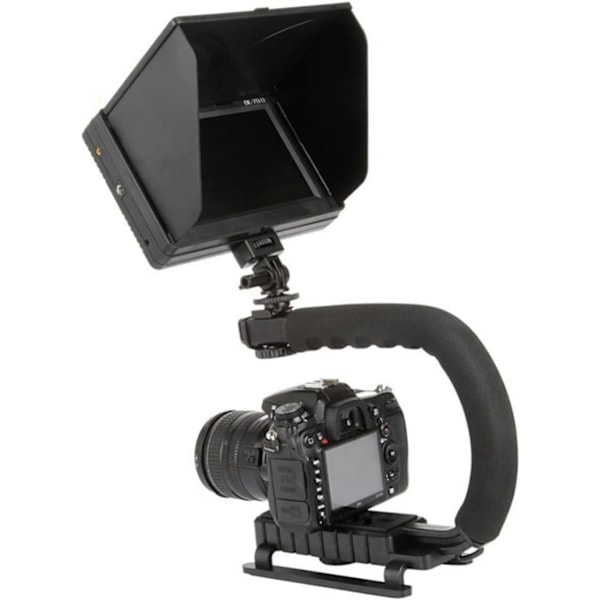 Handhållen Kamerastabilisator Foto Videostabilisator C-typ U-typ Lätt att Bära Gimbal för DSLR