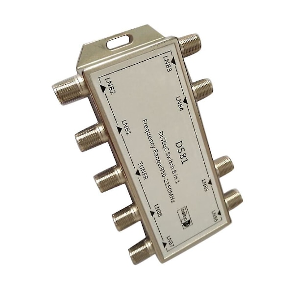 Ds81 8-in-1 Satelliittisignaalin Diseqc-kytkin Lnb-vastaanotin