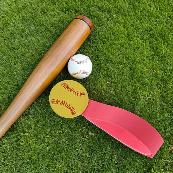 Softball Pitcher Benstöd Polyesterband för Pitchers Utomhusträningsaccessoar